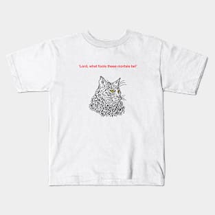 Shakespearean Cats (No.1) Kids T-Shirt